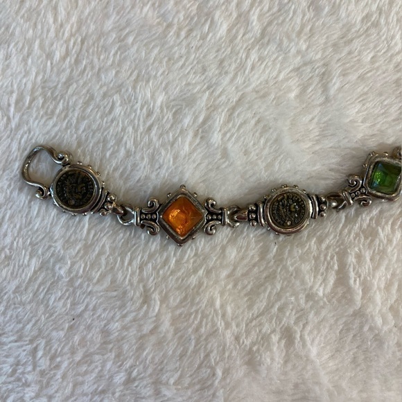 Vintage Panel Vintage Bracelet Magnetic Clasp‎ Ornate - Picture 2 of 6